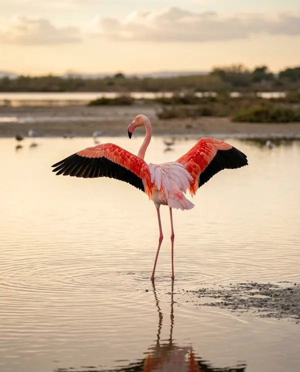 Coco the flamingo